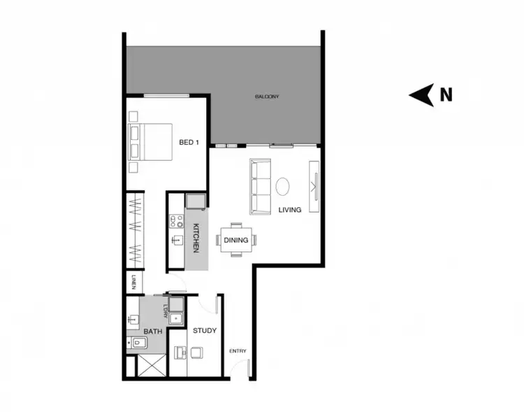 Floorplan of Homely apartment listing, 52/2 Hinder St, Gungahlin ACT 2912