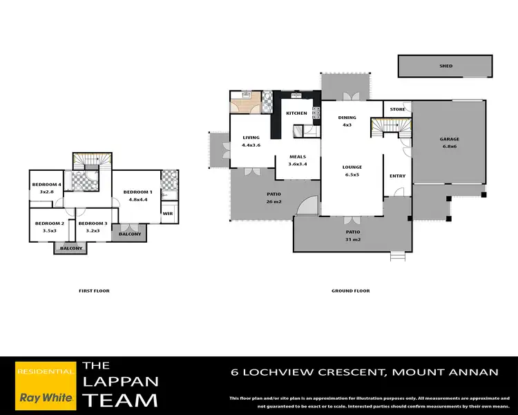Floorplan of Homely house listing, 6 Lochview Crescent, Mount Annan NSW 2567