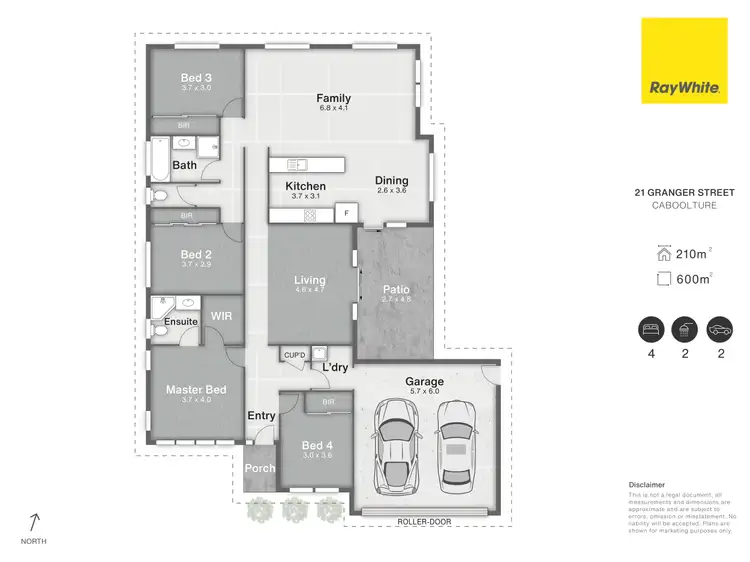 Floorplan of Homely house listing, 21 Granger Street, Caboolture QLD 4510
