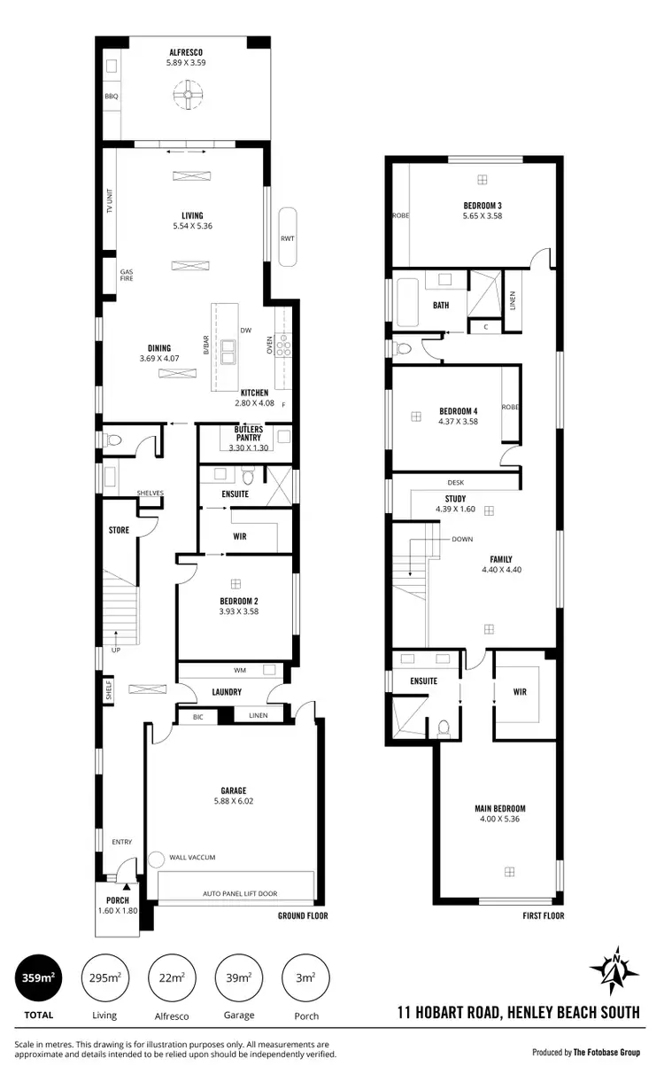 Floorplan of Homely house listing, 11 Hobart Road, Henley Beach South SA 5022