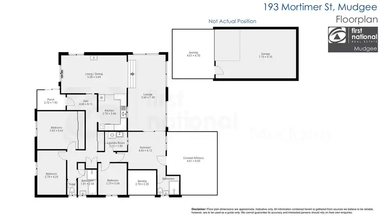Floorplan of Homely house listing, 193 Mortimer Street, Mudgee NSW 2850