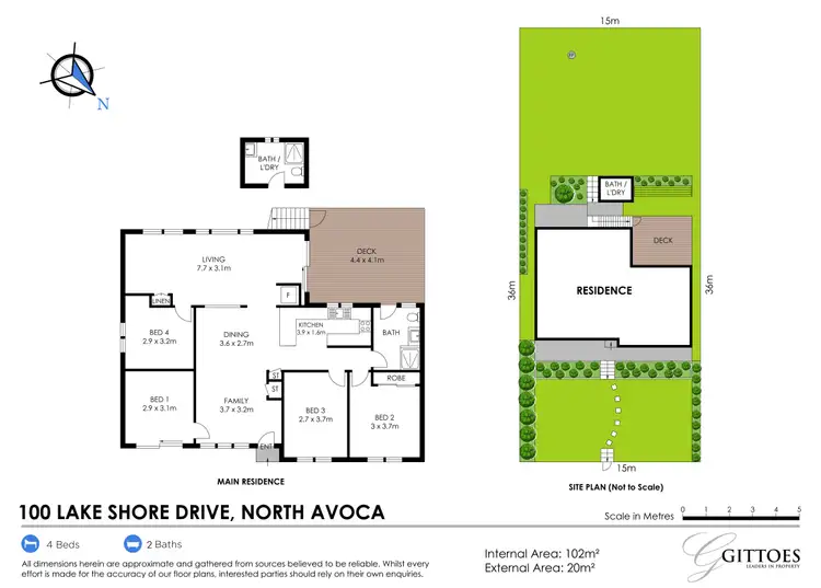 Floorplan of Homely house listing, 100 Lake Shore Drive, North Avoca NSW 2260