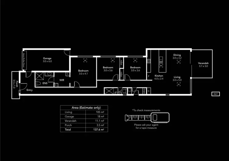 Floorplan of Homely house listing, 15C Ulva Avenue, Warradale SA 5046