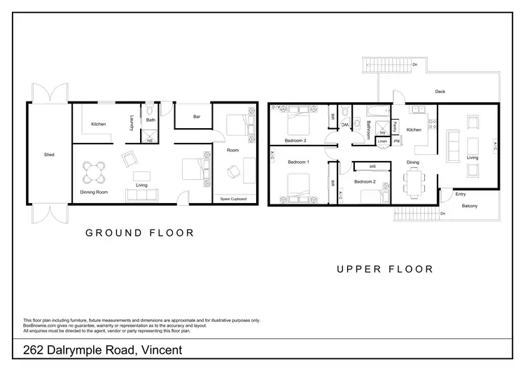 Floorplan of Homely house listing, 262 Dalrymple Road, Vincent QLD 4814