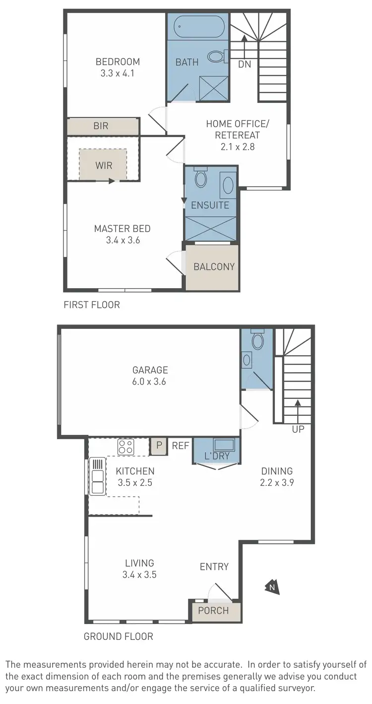 Floorplan of Homely townhouse listing, 10/110 Hawking Crescent, Fraser Rise VIC 3336