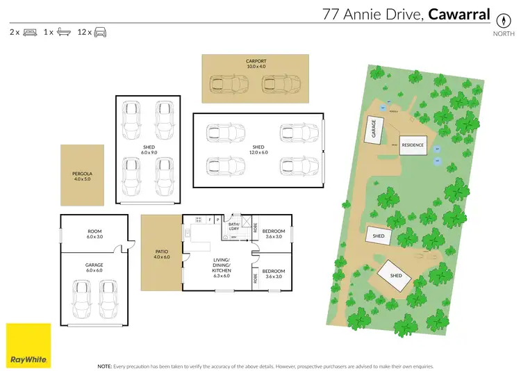 Floorplan of Homely house listing, 77 Annie Drive, Cawarral QLD 4702
