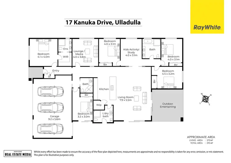 Floorplan of Homely house listing, 17 Kanuka Dr, Ulladulla NSW 2539