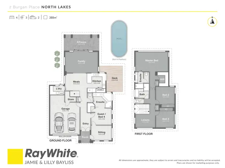 Floorplan of Homely house listing, 2 Burgan Place, North Lakes QLD 4509