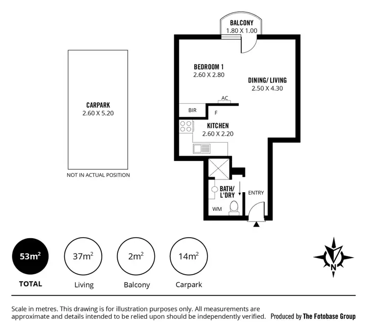 Floorplan of Homely apartment listing, 89/255 Hindley Street, Adelaide SA 5000