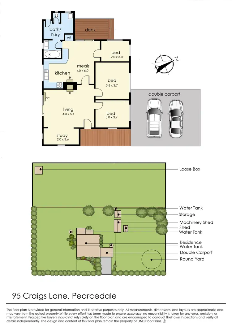 Floorplan of Homely rural property listing, 95 Craigs Lane, Pearcedale VIC 3912