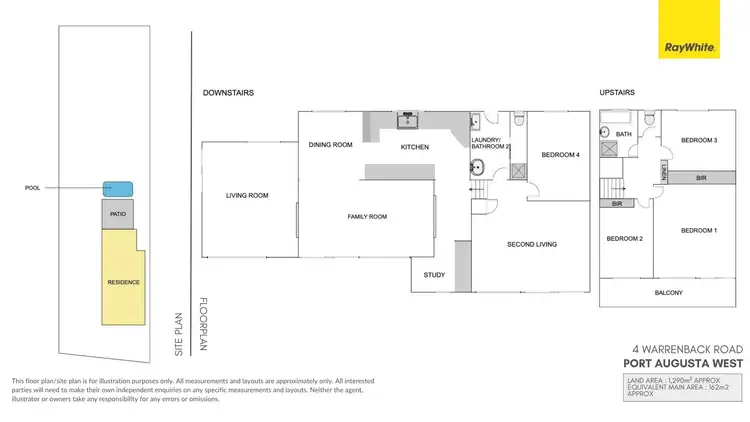 Floorplan of Homely house listing, 4 Warrenback Road, Port Augusta West SA 5700