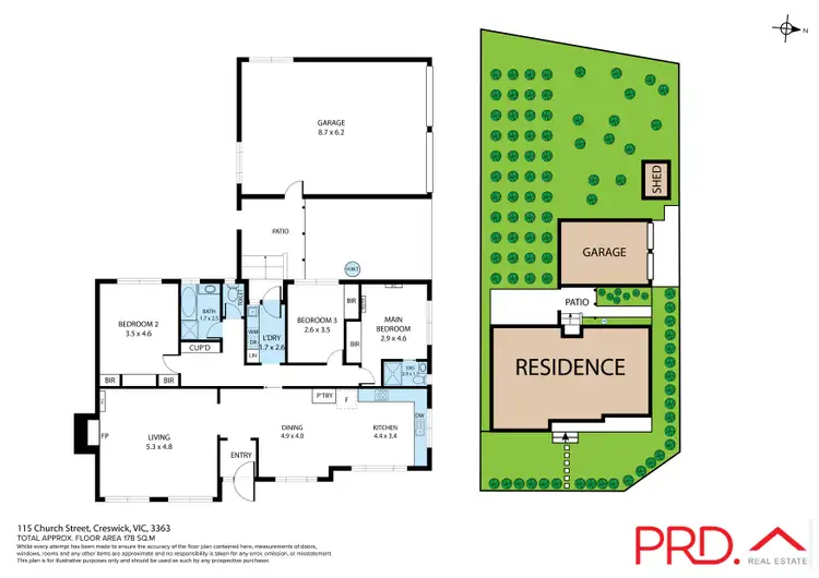 Floorplan of Homely house listing, 115 Church Street, Creswick VIC 3363