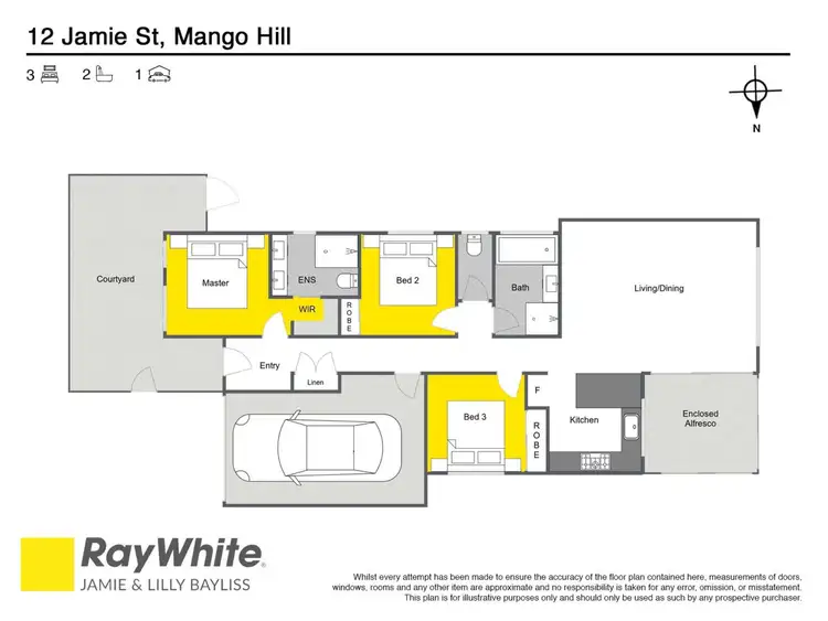Floorplan of Homely house listing, 12 Jamie Street, Mango Hill QLD 4509