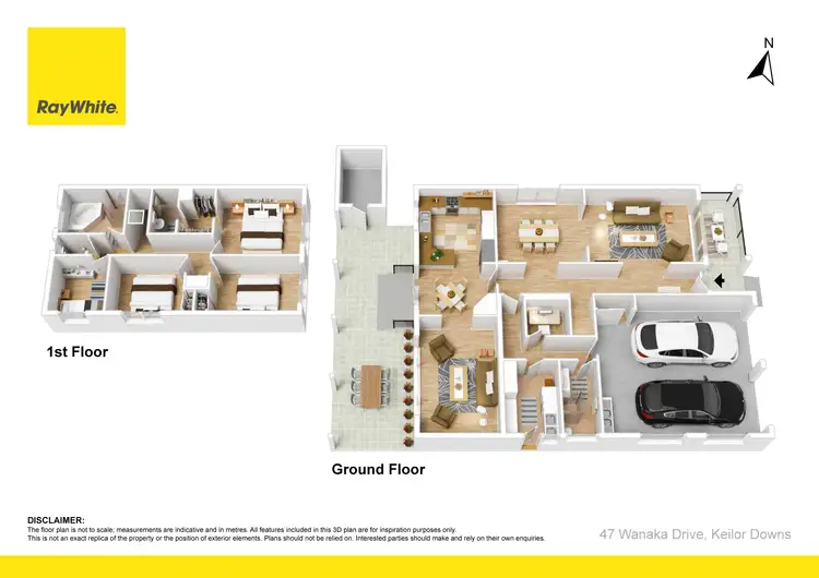 Floorplan of Homely house listing, 47 Wanaka Drive, Keilor Downs VIC 3038