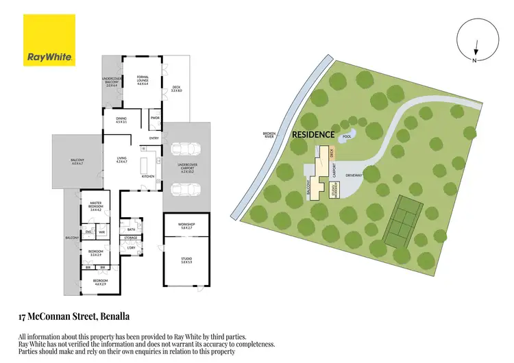Floorplan of Homely house listing, 17 McConnan Street, Benalla VIC 3672