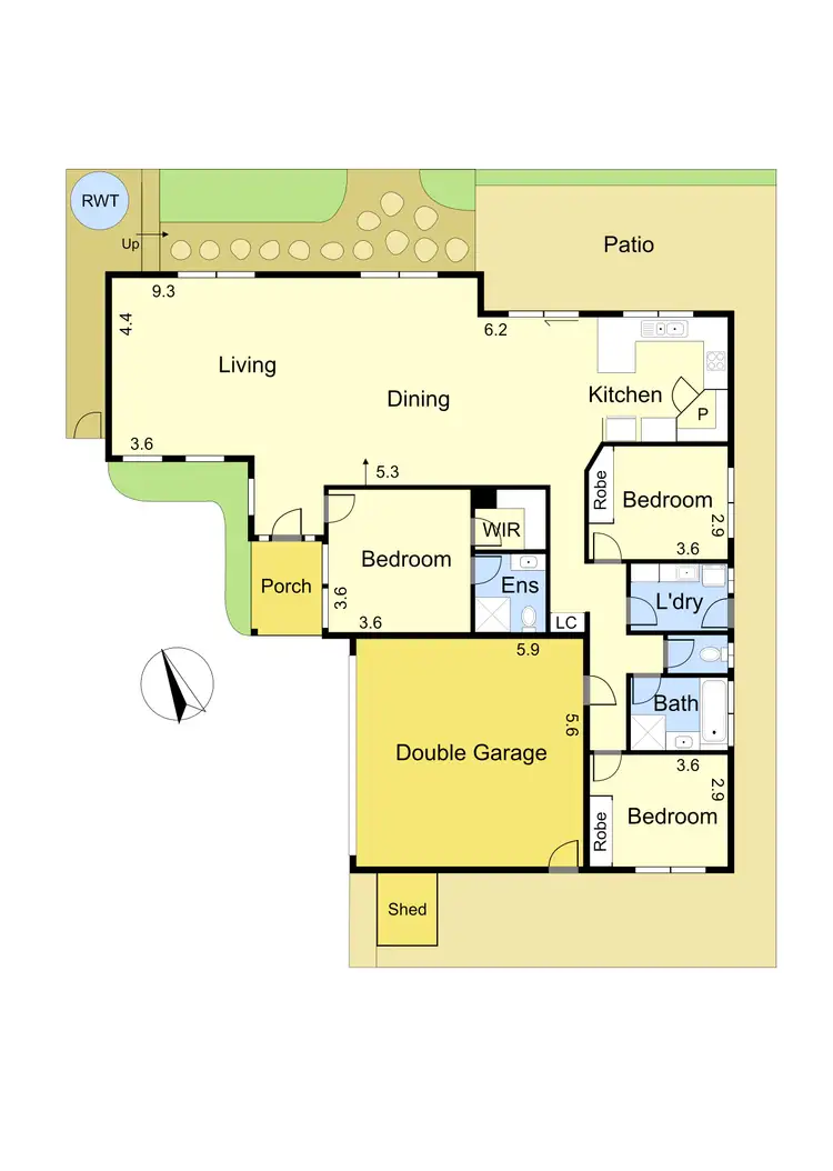 Floorplan of Homely house listing, 34 Harker Street, Healesville VIC 3777