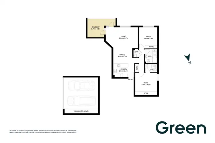 Floorplan of Homely unit listing, 6/27-29 Station Street, West Ryde NSW 2114