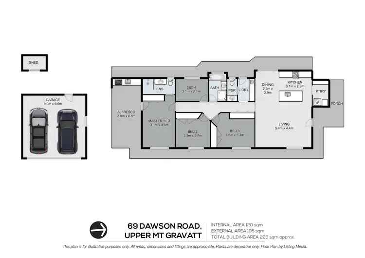 Floorplan of Homely house listing, 69 Dawson Road, Upper Mount Gravatt QLD 4122