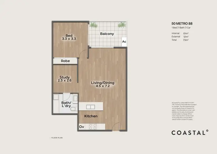 Floorplan of Homely apartment listing, 50/171 Scarborough Street, Southport QLD 4215
