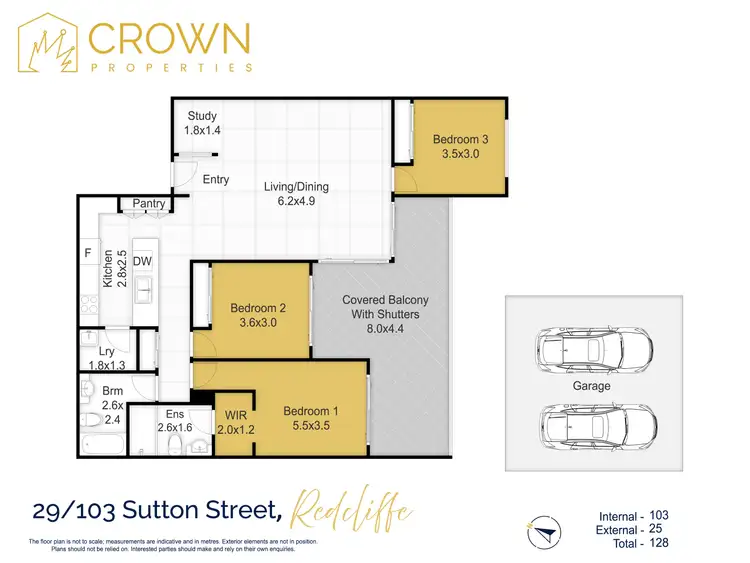 Floorplan of Homely unit listing, 29/103 Sutton Street, Redcliffe QLD 4020