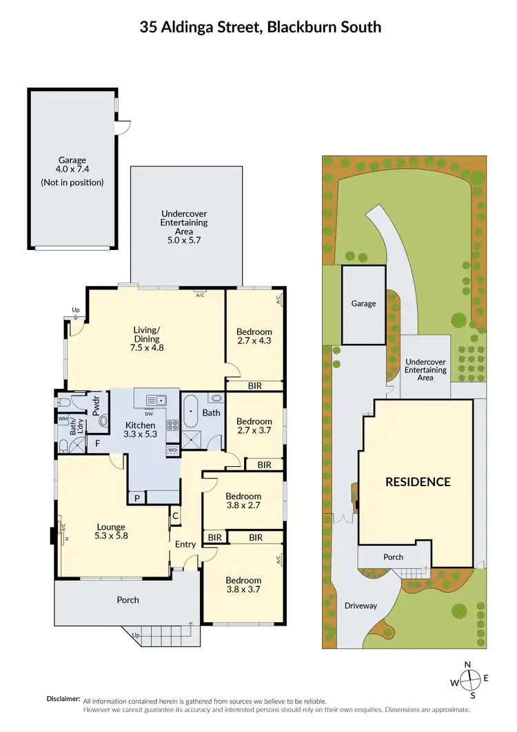 Floorplan of Homely house listing, 35 Aldinga Street, Blackburn South VIC 3130