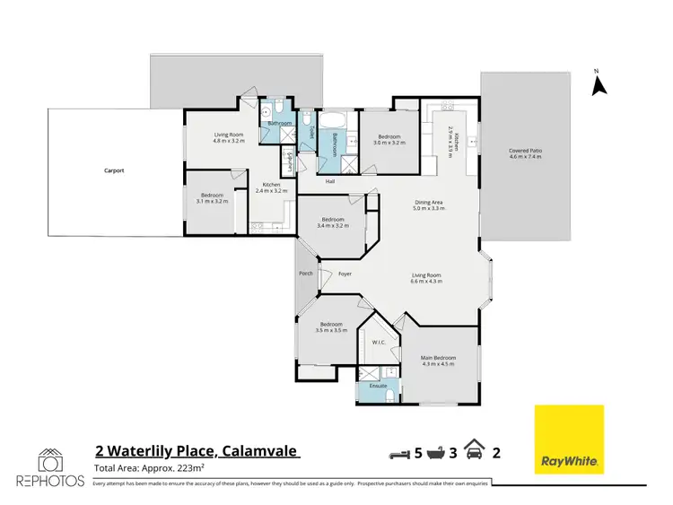 Floorplan of Homely house listing, 2 Waterlily Place, Calamvale QLD 4116