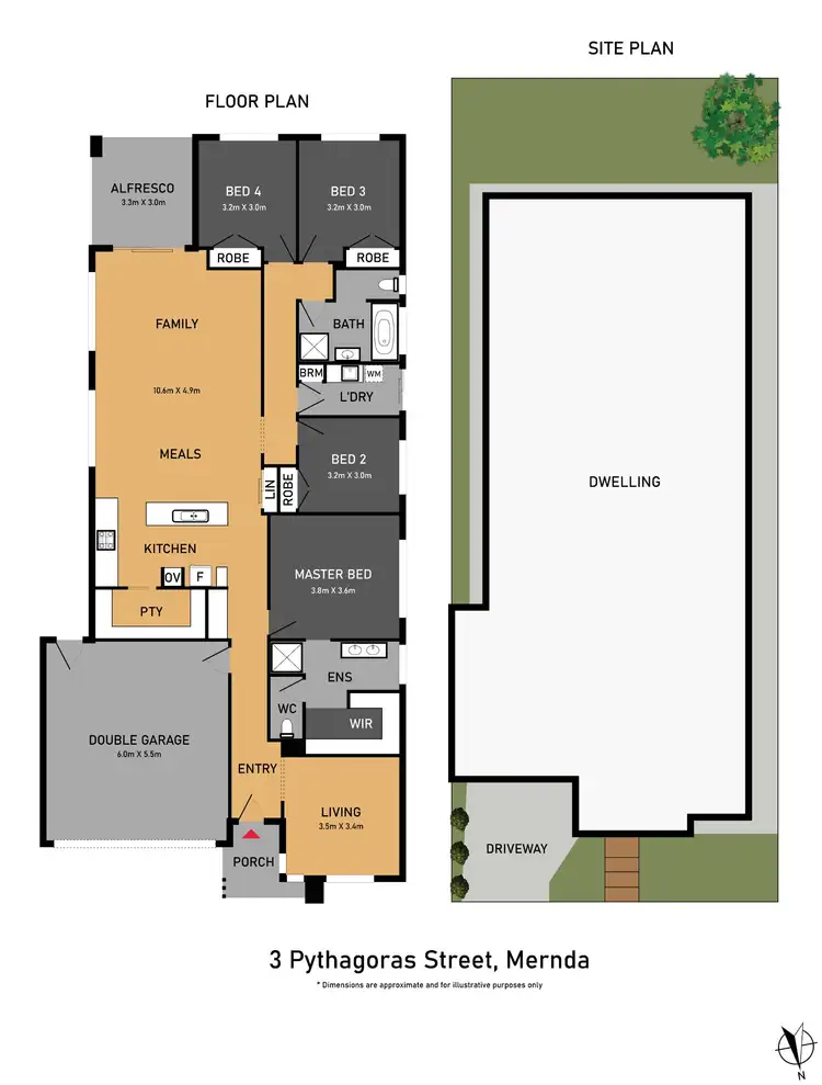 Floorplan of Homely house listing, 3 Pythagoras Street, Mernda VIC 3754