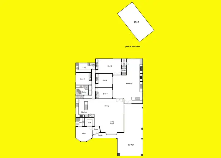 Floorplan of Homely house listing, 13 Kovac Court, Mildura VIC 3500