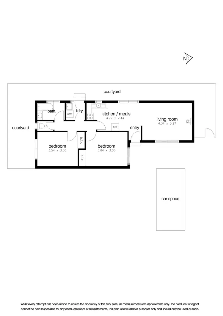 Floorplan of Homely house listing, 4/96 Saltley Street, South Kingsville VIC 3015