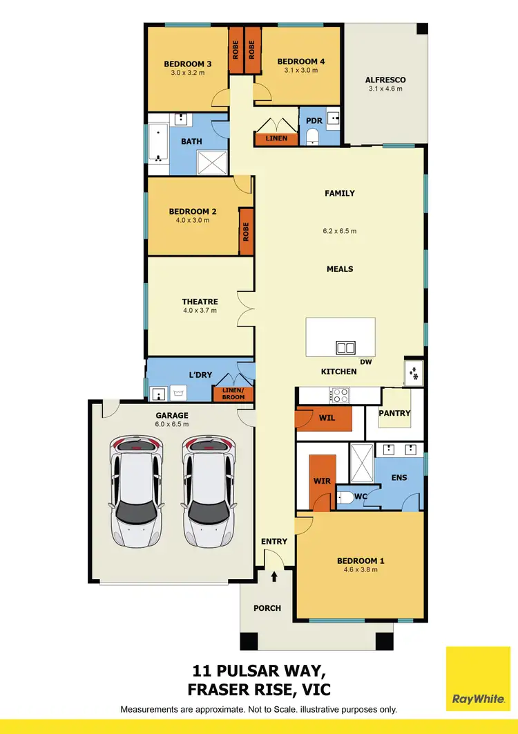 Floorplan of Homely house listing, 11 Pulsar Way, Fraser Rise VIC 3336