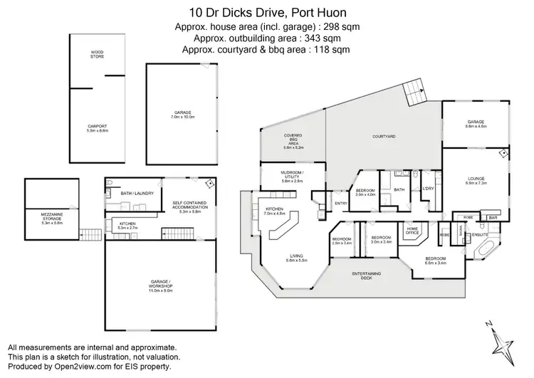 Floorplan of Homely house listing, 10 Doctor Dicks Drive, Port Huon TAS 7116