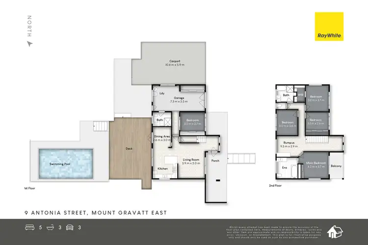 Floorplan of Homely house listing, 9 Antonia Street, Mount Gravatt East QLD 4122