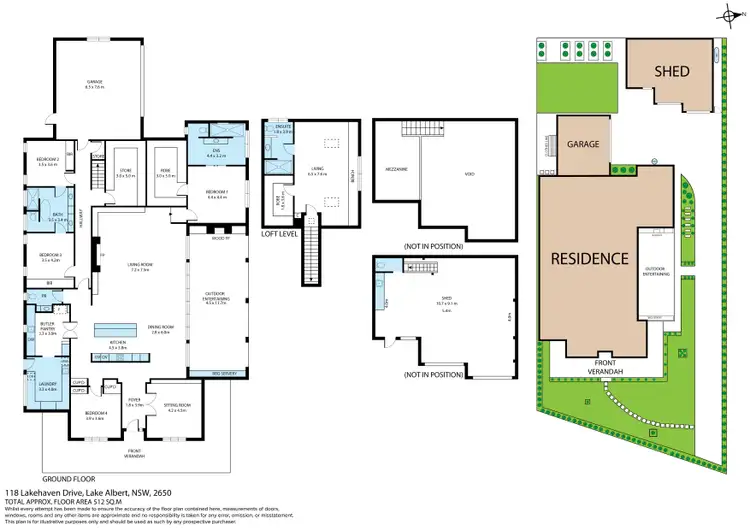 Floorplan of Homely other listing, 118 Lakehaven Drive, Lake Albert NSW 2650