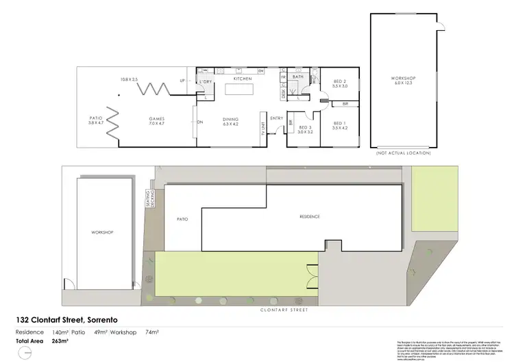 Floorplan of Homely house listing, 132 Clontarf Street, Sorrento WA 6020
