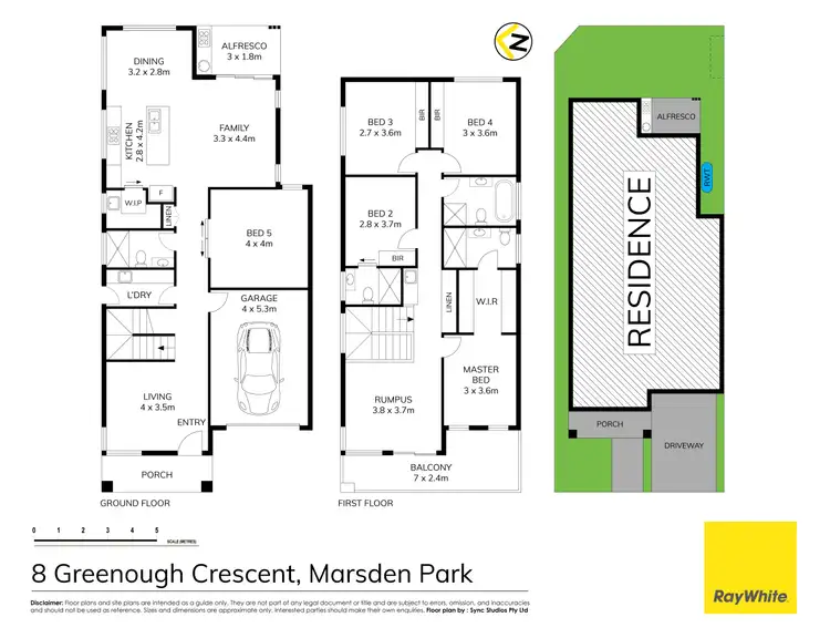 Floorplan of Homely house listing, 8 Greenough Crescent, Marsden Park NSW 2765