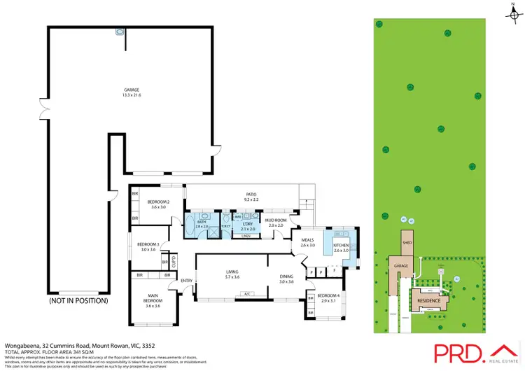 Floorplan of Homely house listing, 32 Cummins Road, Mount Rowan VIC 3352