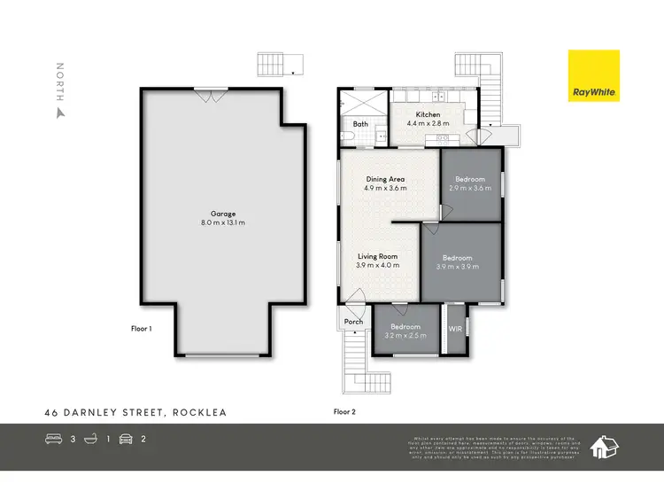 Floorplan of Homely house listing, 46 Darnley Street, Rocklea QLD 4106