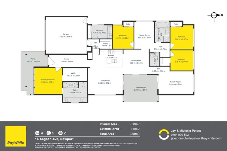 Floorplan of Homely house listing, 14 Aegean Avenue, Newport QLD 4020