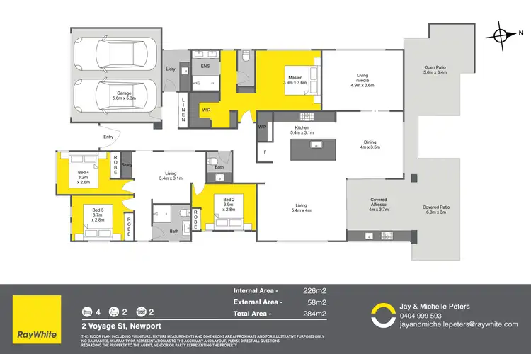 Floorplan of Homely house listing, 2 Voyage Street, Newport QLD 4020