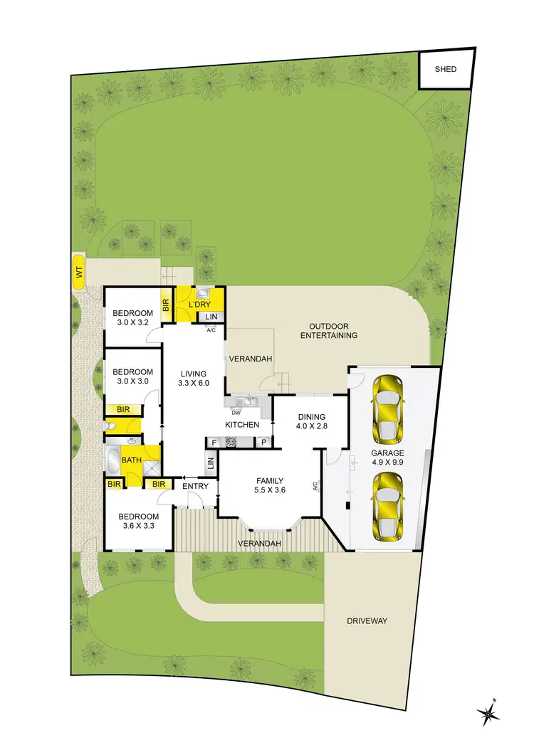 Floorplan of Homely house listing, 140 Heyers Road, Grovedale VIC 3216