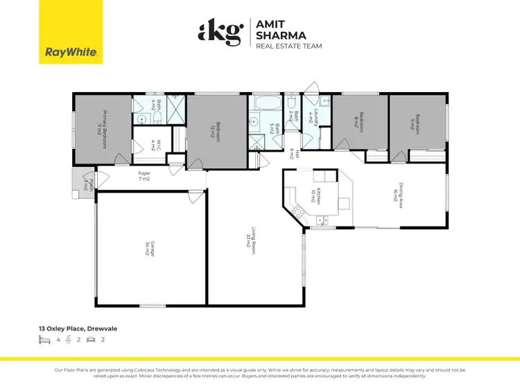 Floorplan of Homely house listing, 13 Oxley Place, Drewvale QLD 4116