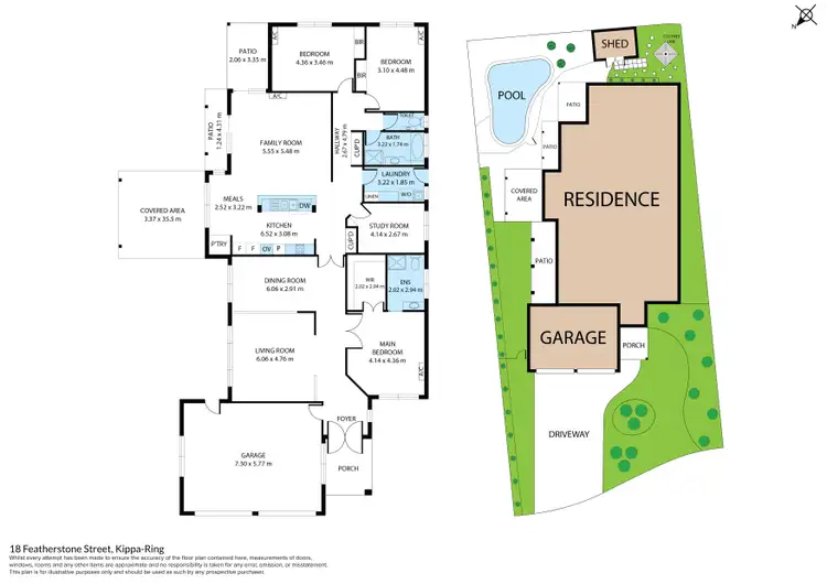 Floorplan of Homely house listing, 18 Featherstone Street, Kippa-Ring QLD 4021
