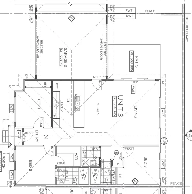 Floorplan of Homely unit listing, 3/8 Ligar Street, Woodend VIC 3442