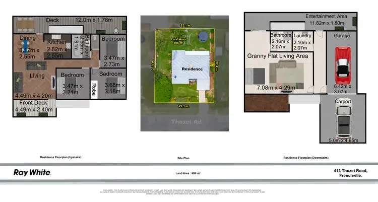 Floorplan of Homely house listing, 413 Thozet Road, Frenchville QLD 4701