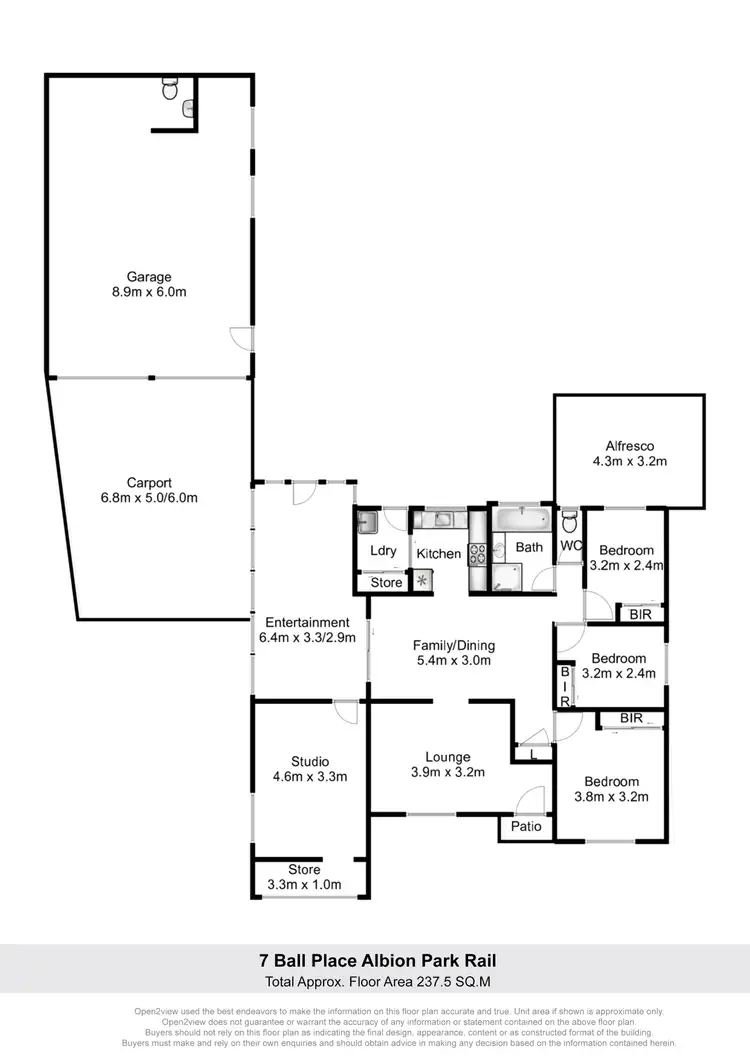 Floorplan of Homely house listing, 7 Ball Place, Albion Park Rail NSW 2527