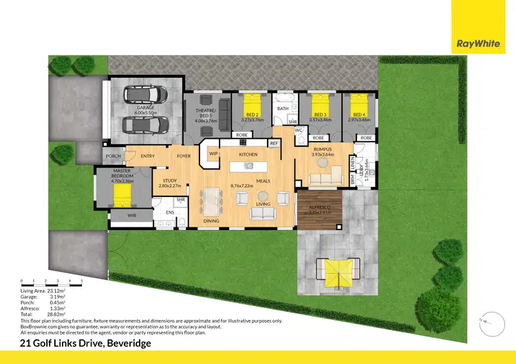 Floorplan of Homely house listing, 21 Golf Links Drive, Beveridge VIC 3753