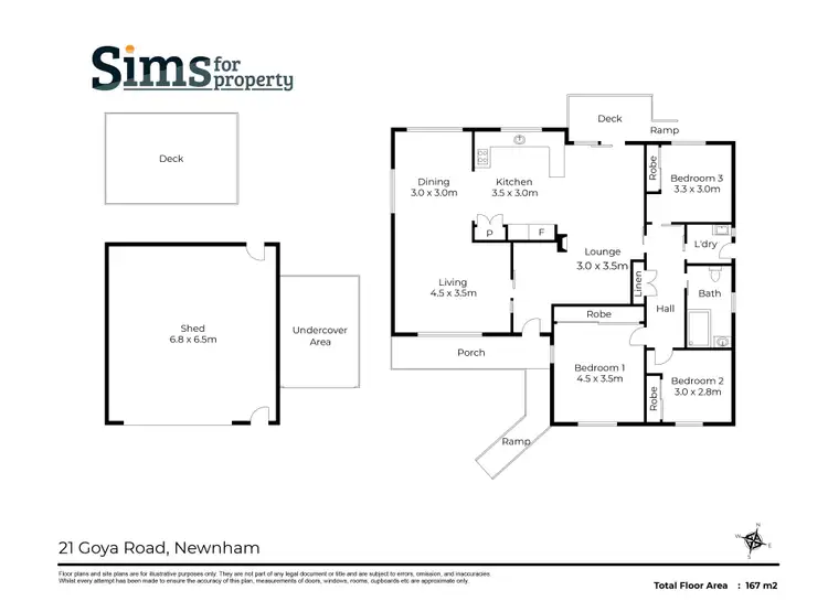 Floorplan of Homely house listing, 21 Goya Road, Newnham TAS 7248