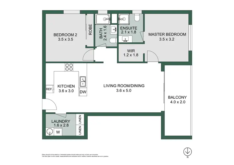 Floorplan of Homely unit listing, 40/25 O'Connor Close, North Coogee WA 6163