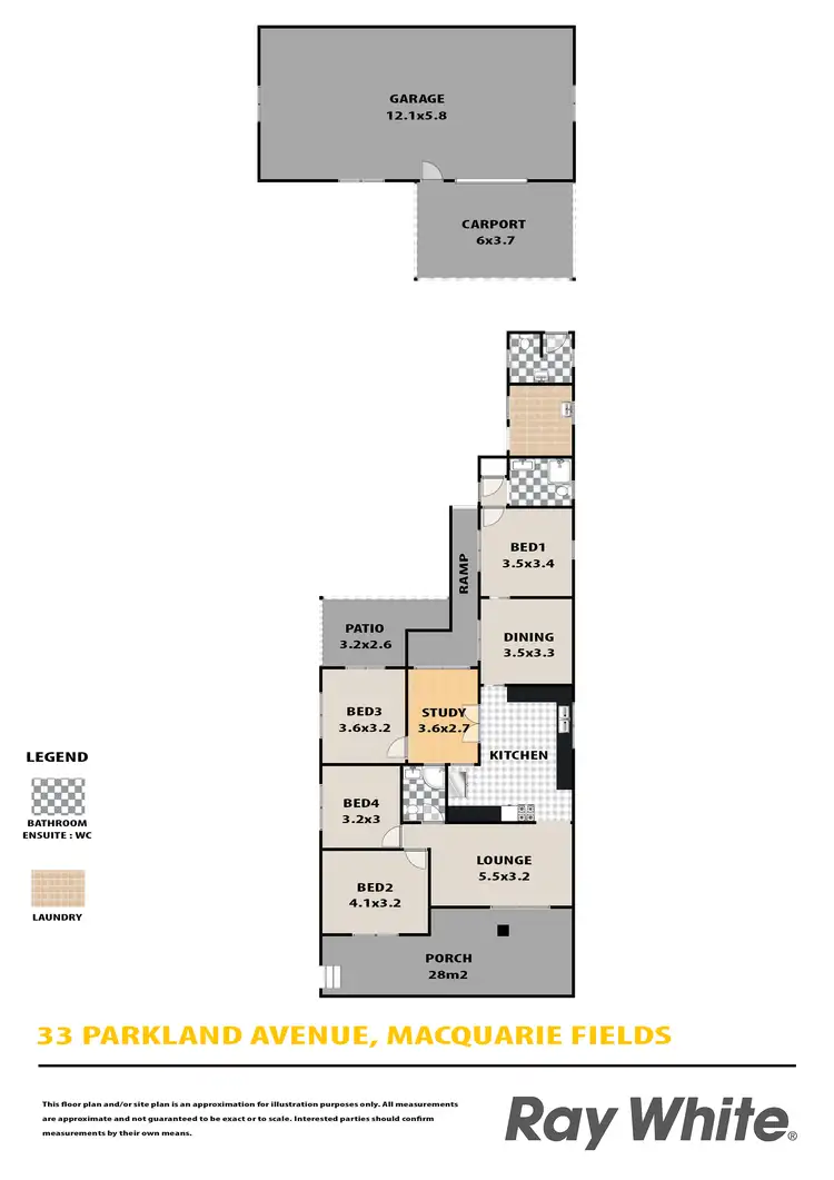 Floorplan of Homely house listing, 33 Parkland Avenue, Macquarie Fields NSW 2564
