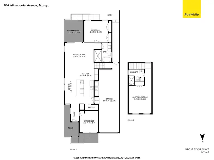 Floorplan of Homely house listing, 10A Mirrabooka Avenue, Moruya NSW 2537